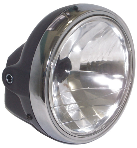 Farol Compatível CBX 250 Twister 01 a 05  Aro Cromado e Bloco de Metal  cod. 20.105